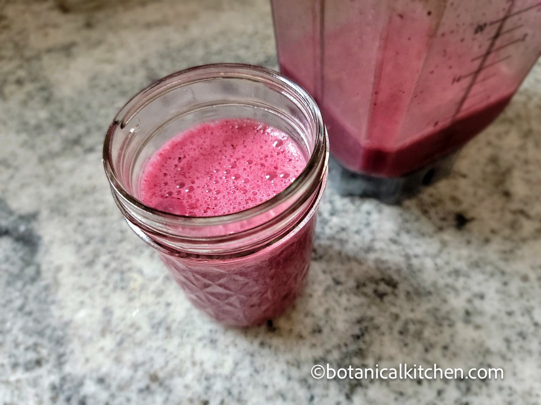 Blueberry Oat Milk + Blender