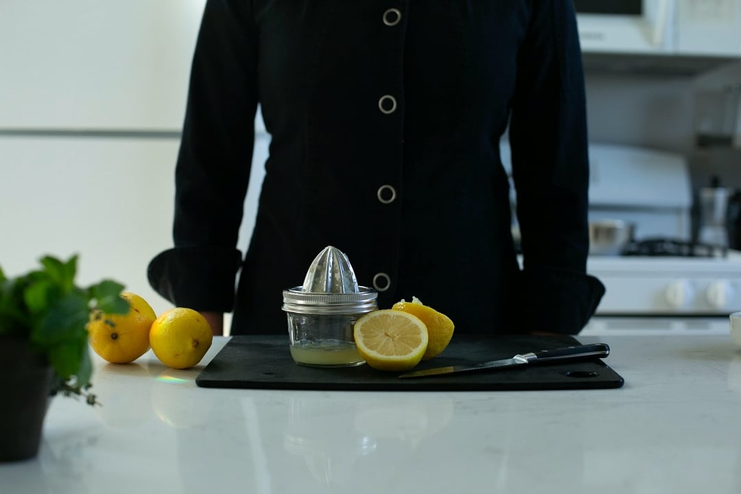 Chef Karina with Lemon